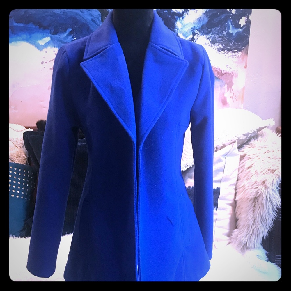Cobalt blue jacket